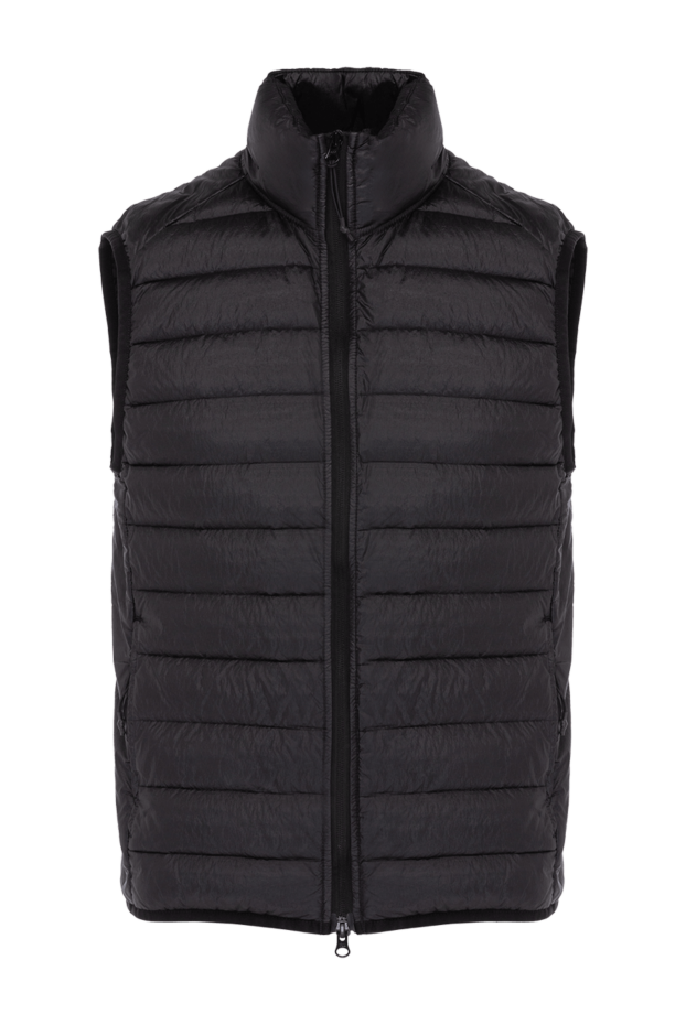 Stone Island man black men's vest made of polyamide buy with prices and photos 178495 - photo 1
