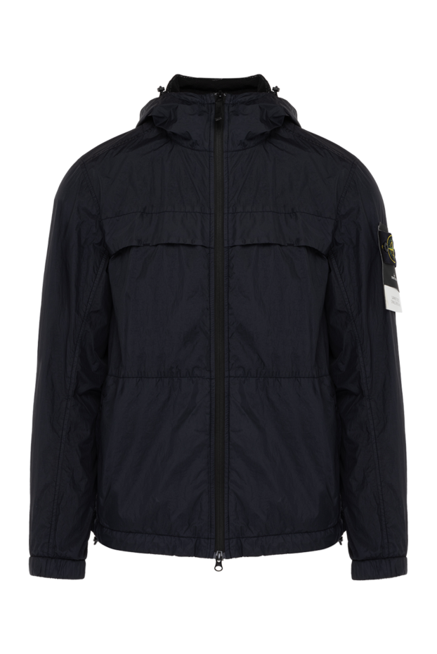 Stone Island мужские куртка синяя мужская из полиамида купить с ценами и фото 178500 - фото 1