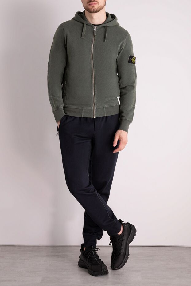 Stone Island man green cotton sports jacket for men buy with prices and photos 178503 - photo 2