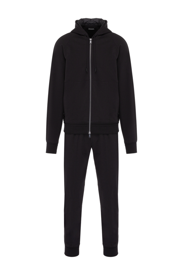 Ermenegildo Zegna men's walking suit made of cotton and elastane black 178513 - photo 1