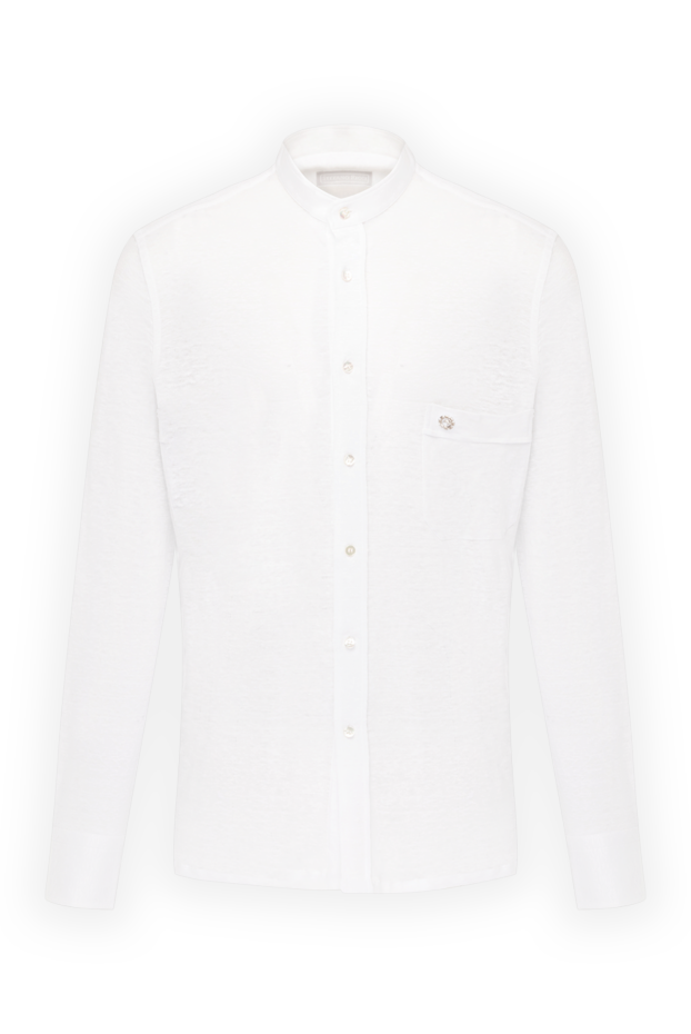 Stefano Ricci white men's shirt made of linen 178516 - photo 1