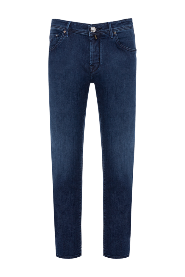 Jacob Cohen dark blue jeans with a smooth gradient and light bleaching 178533 - photo 1
