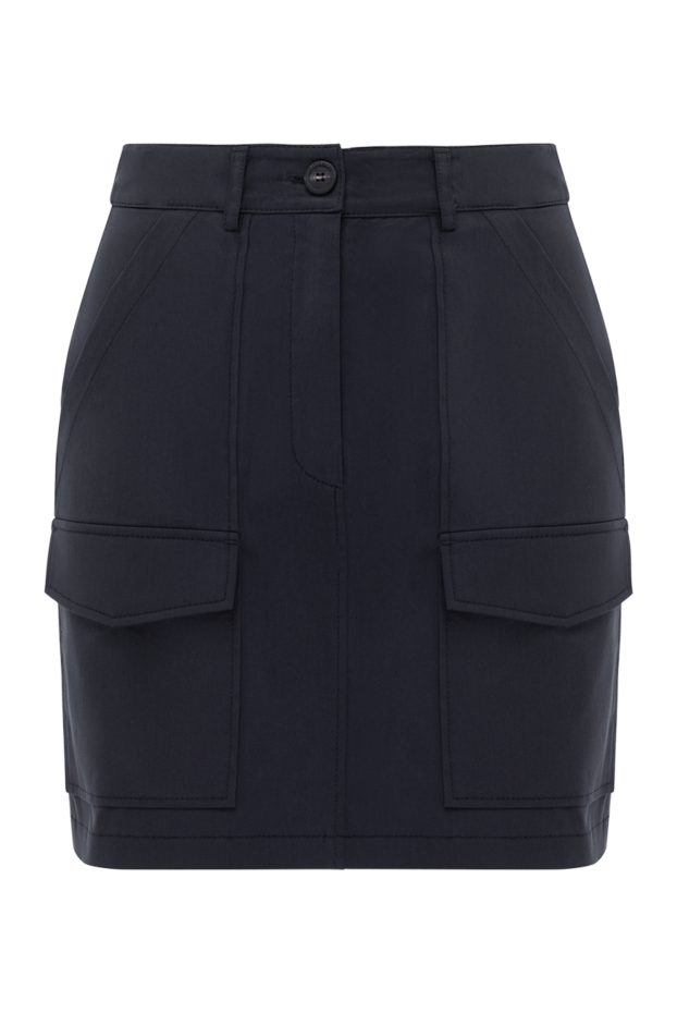 Peserico blue cotton and elastane mini skirt for women 178546 - photo 1