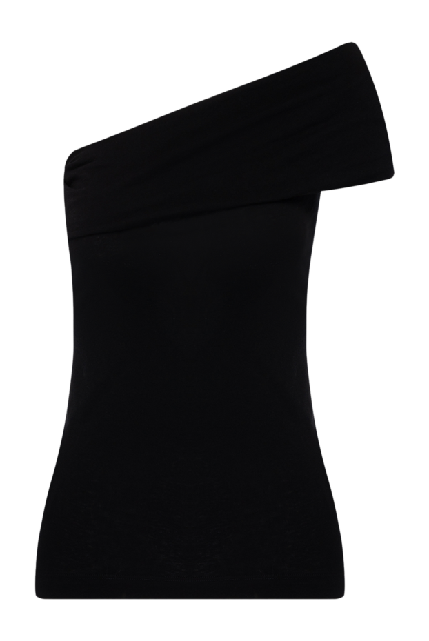 MSGM woman women's black cotton top buy with prices and photos 178549 - photo 1