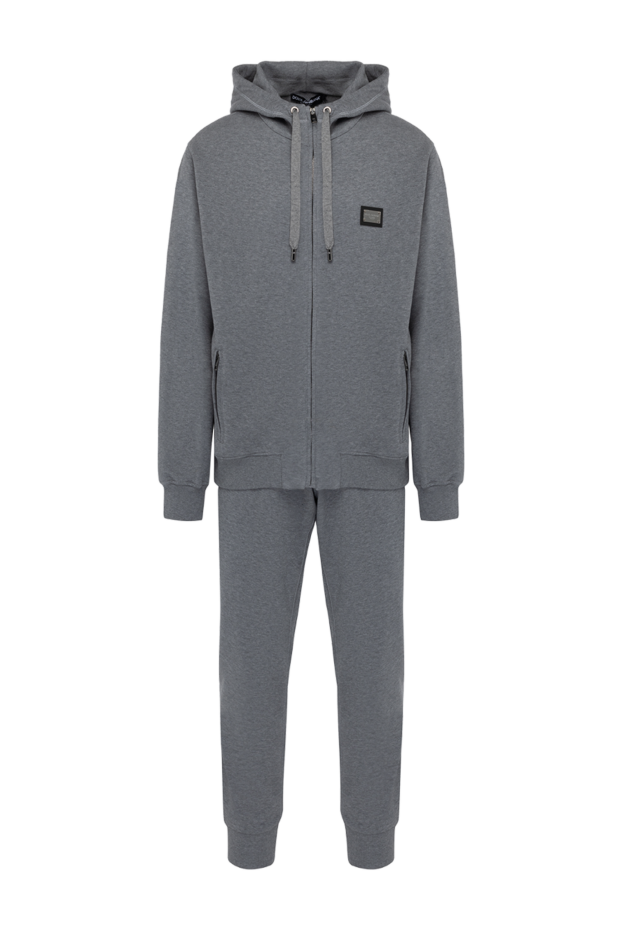 Dolce & Gabbana gray men's walking suit made of cotton 178576 - photo 1