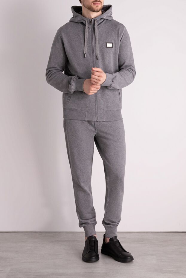 Dolce & Gabbana man men's gray walking suit made of cotton buy with prices and photos 178576 - photo 2