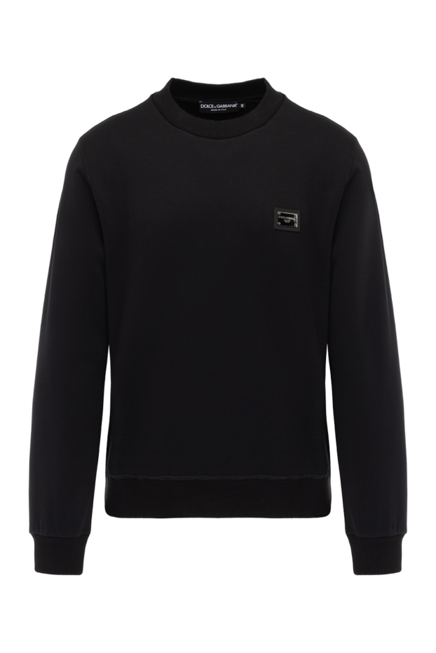 Dolce & Gabbana man cotton sweatshirt black for men buy with prices and photos 178580 - photo 1