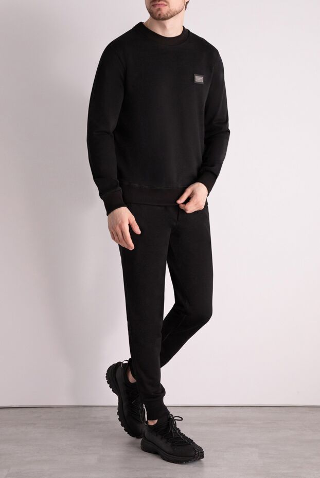 Dolce & Gabbana man cotton sweatshirt black for men buy with prices and photos 178580 - photo 2