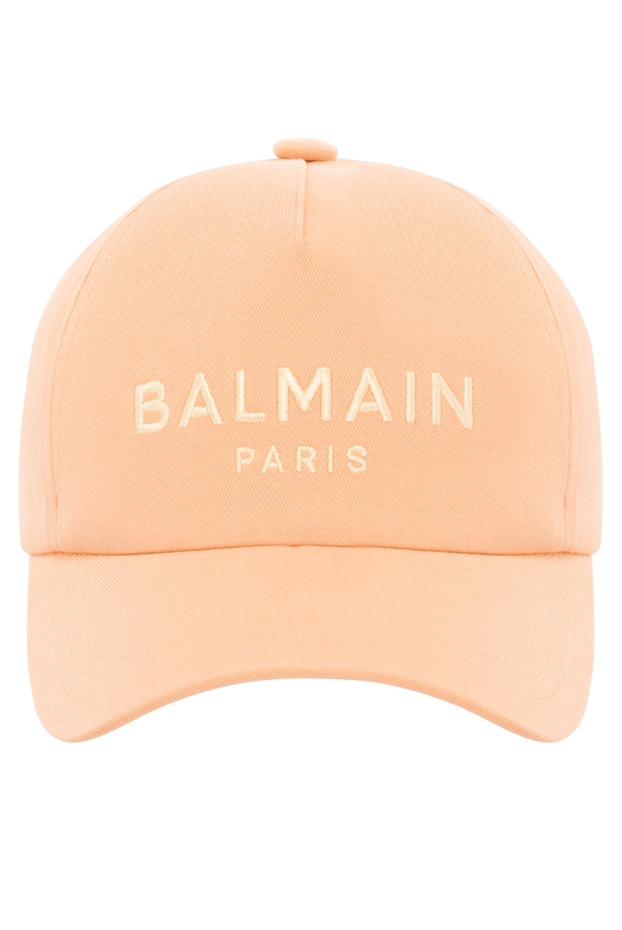 Balmain woman women's orange cotton cap buy with prices and photos 178598 - photo 1