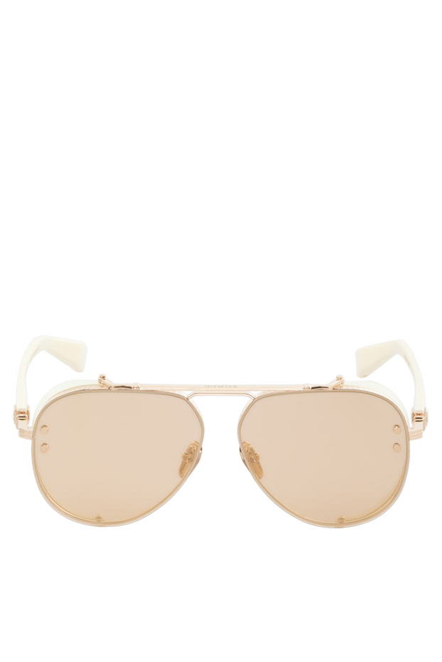 Balmain женские очки солнцезащитные женские белые из металла и пластика купить с ценами и фото 178631 - фото 1