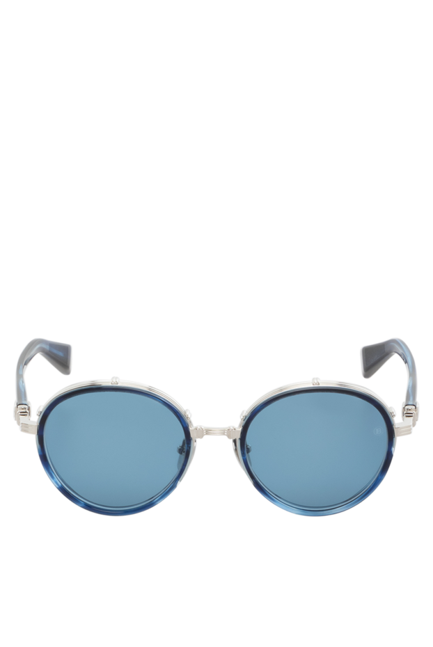 Balmain женские очки солнцезащитные женские голубые из металла и пластика купить с ценами и фото 178633 - фото 1