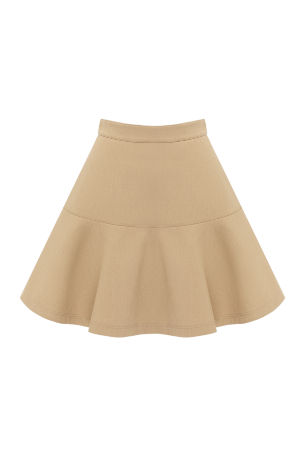 Dior woman women's beige cotton mini skirt buy with prices and photos 178653 - photo 1