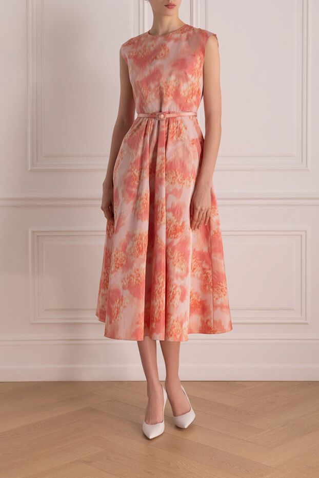 Dior woman women's pink silk dress buy with prices and photos 178655 - photo 2