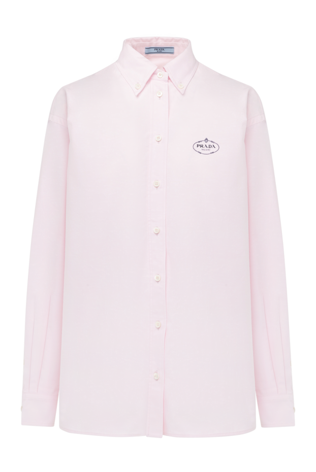 Prada woman women's pink cotton shirt buy with prices and photos 178659 - photo 1