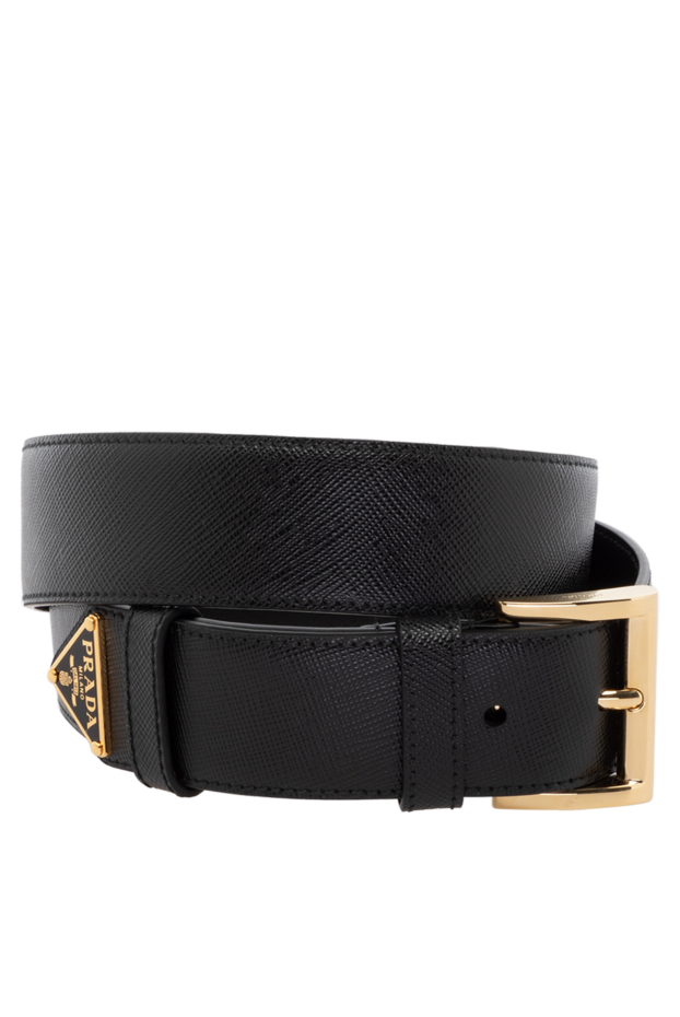 Prada woman black women's genuine leather belt buy with prices and photos 178662 - photo 1