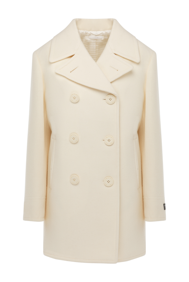 Prada woman white wool and polyamide coat for women buy with prices and photos 178663 - photo 1