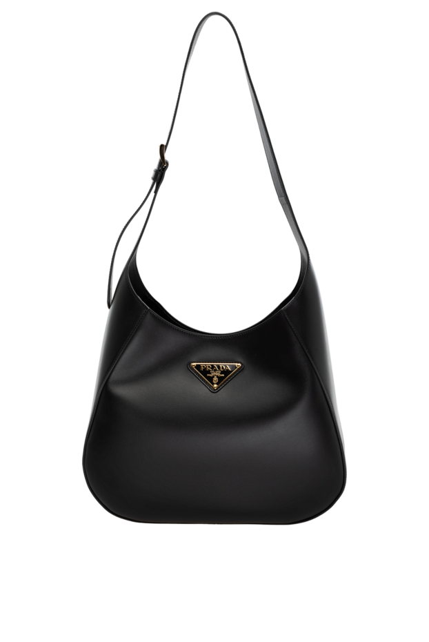 Prada женские сумка из натуральной кожи черная женская купить с ценами и фото 178677 - фото 1