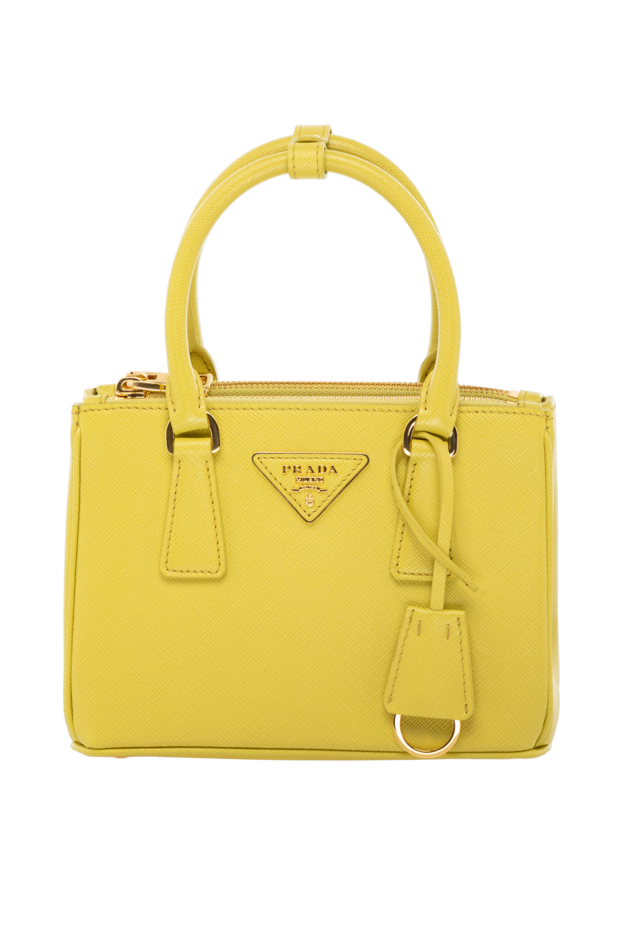 Prada women's yellow genuine leather bag 178692 - photo 1