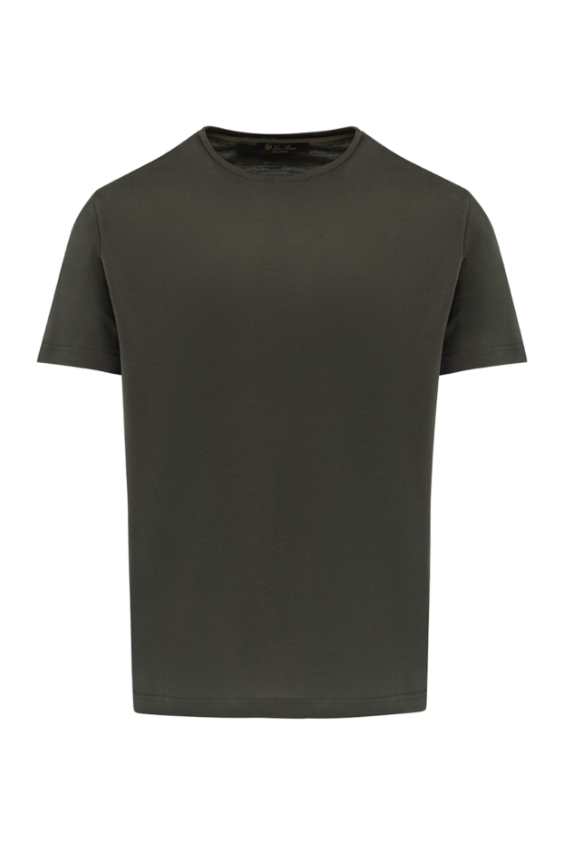Loro Piana men's green silk and cotton t-shirt 178709 - photo 1