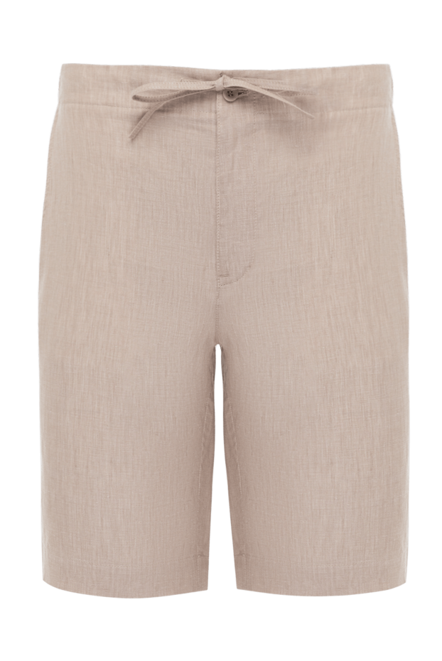 Loro Piana man men's beige linen shorts buy with prices and photos 178717 - photo 1