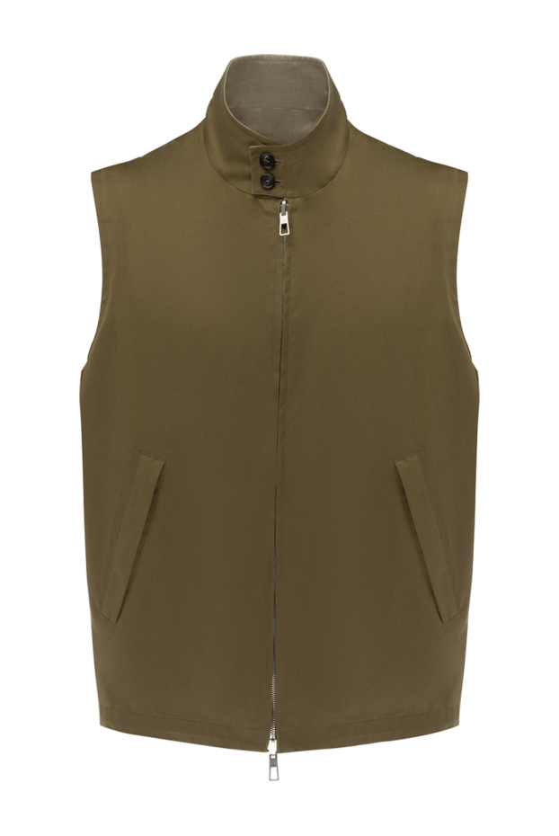 Loro Piana brown cotton vest for men 178719 - photo 1