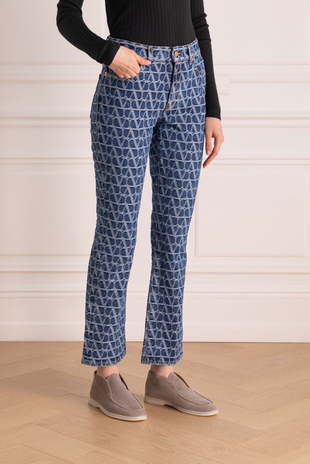 Valentino flared jeans with a graphic pattern throughout 178725 - photo 3