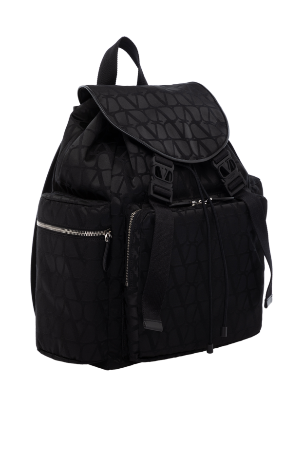 Valentino black men's backpack made of polyester and cotton 178727 - photo 3