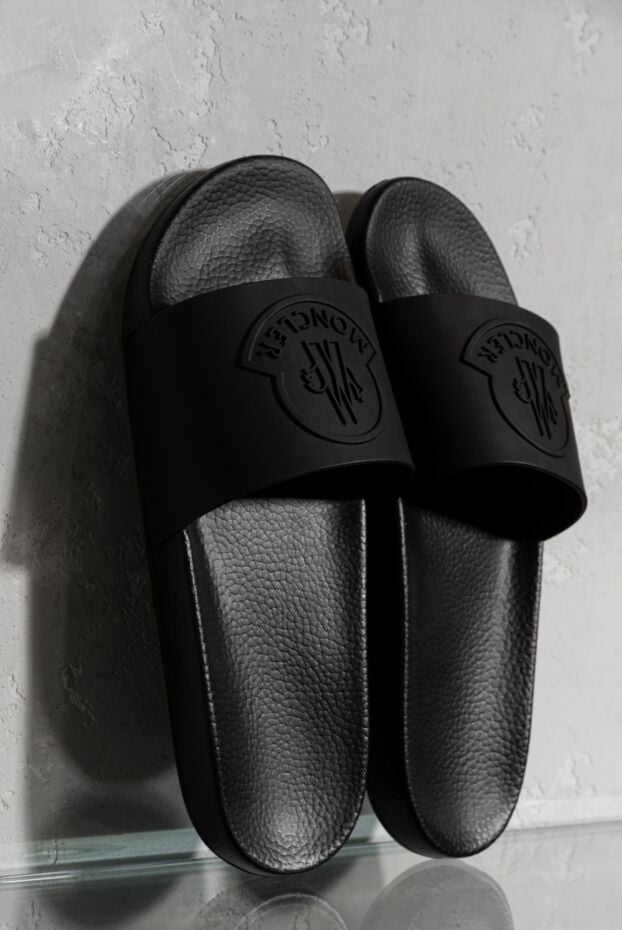 Moncler blue elastodine slippers for men 178731 - photo 2