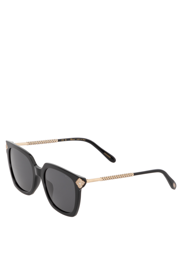 Chopard classic black glasses with dark lenses and elegant trim 178748 - photo 3