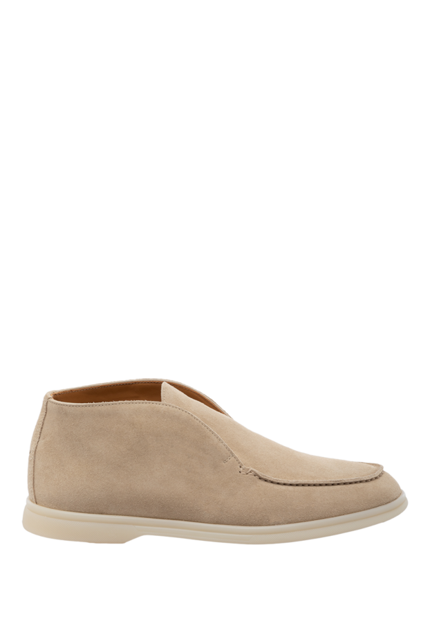 Fleur de Paris women's beige suede loafers with a lightweight sole 178767 - photo 1