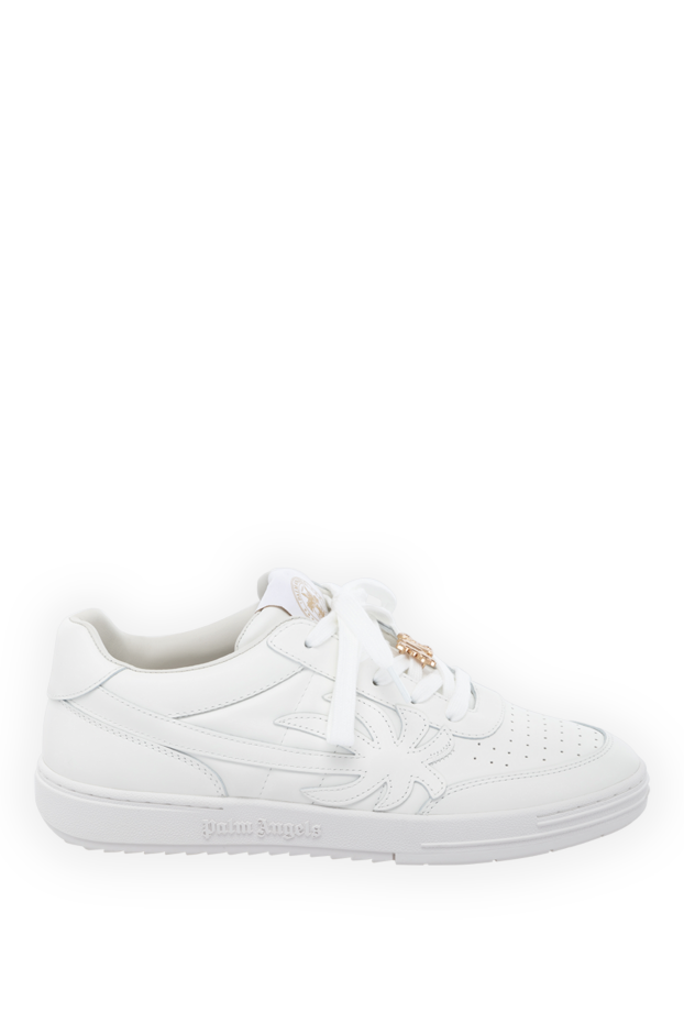 Palm Angels man sneakers made of genuine leather, white for men buy with prices and photos 178831 - photo 1