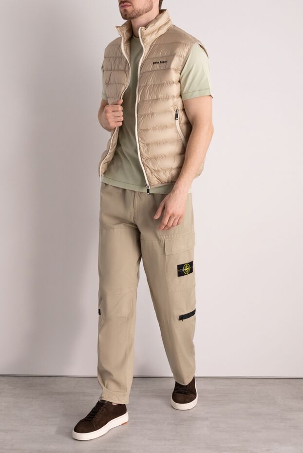 Palm Angels man beige men's vest made of polyamide buy with prices and photos 178839 - photo 2