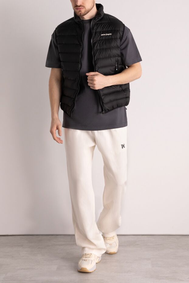 Palm Angels man black men's vest made of polyamide buy with prices and photos 178840 - photo 2