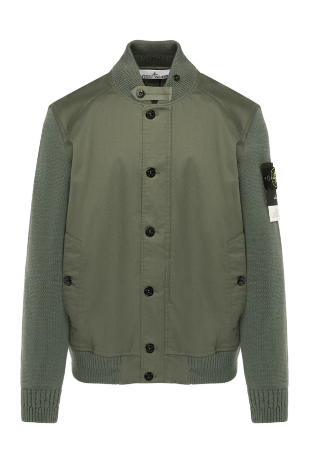 Stone Island man green men's cotton jacket buy with prices and photos 178847 - photo 1