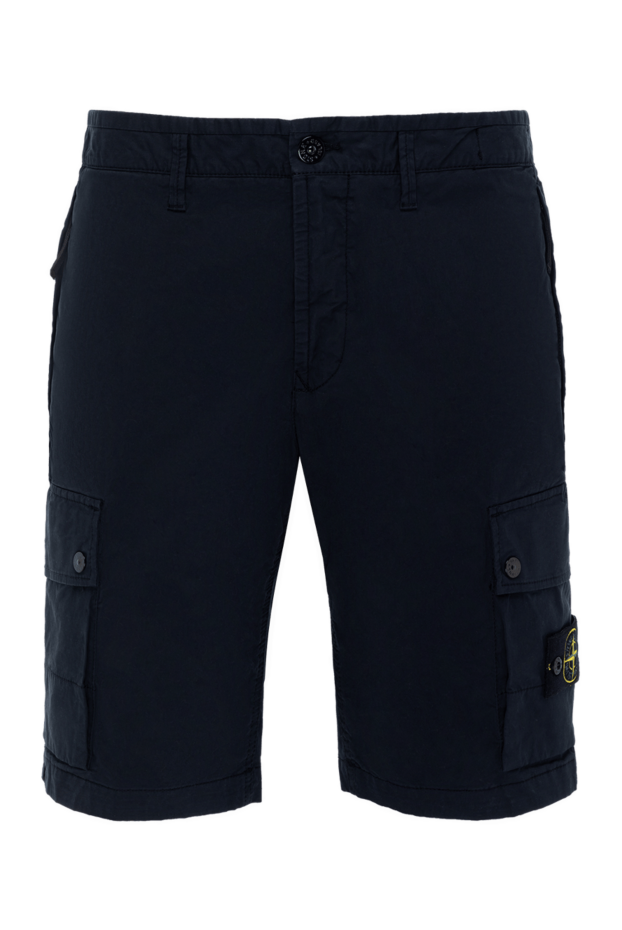 Stone Island man men's blue shorts made of cotton and elastane buy with prices and photos 178860 - photo 1