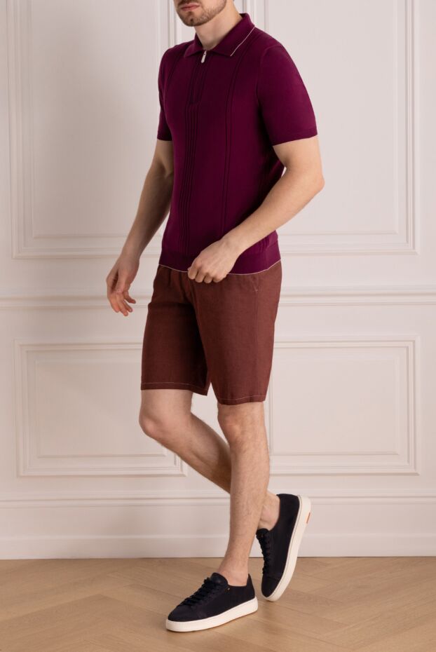 Svevo man men's cotton polo, burgundy buy with prices and photos 178876 - photo 2