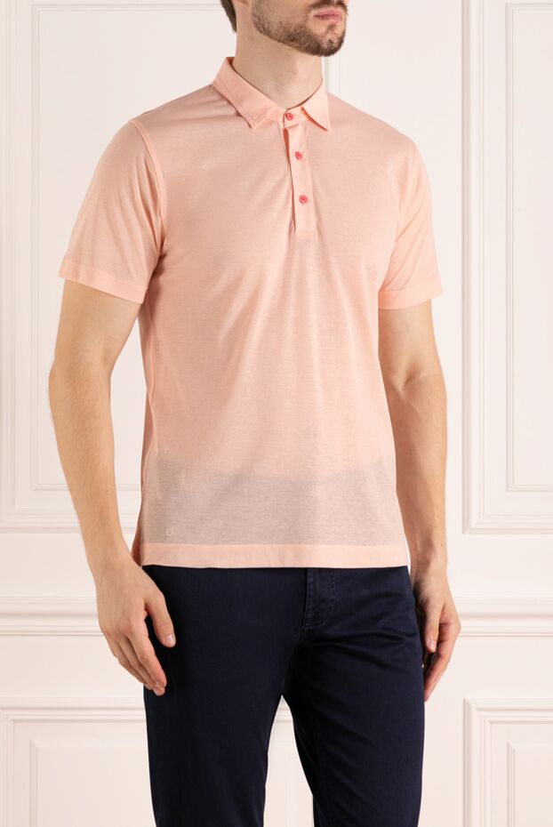 Kiton model made of thin breathable cotton with a classic cut and short sleeves 178912 - photo 3