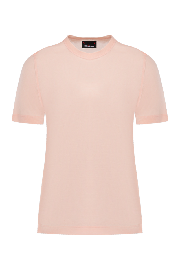 Kiton man pink cotton t-shirt for men 178930 - photo 1