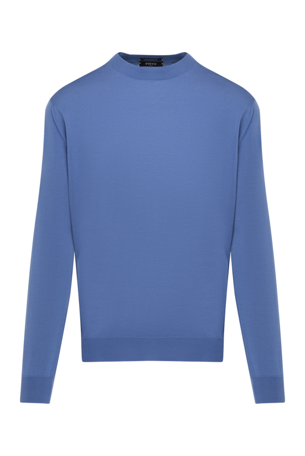 Svevo man long sleeve wool jumper for men, blue buy with prices and photos 178943 - photo 1