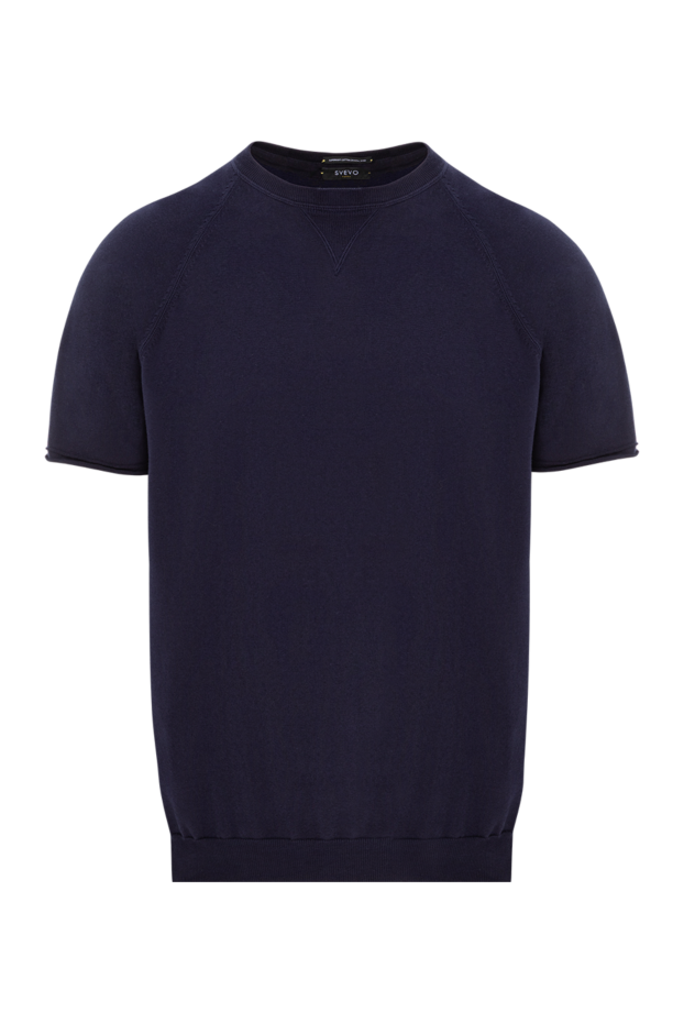 Svevo cotton jumper blue for men 178956 - photo 1