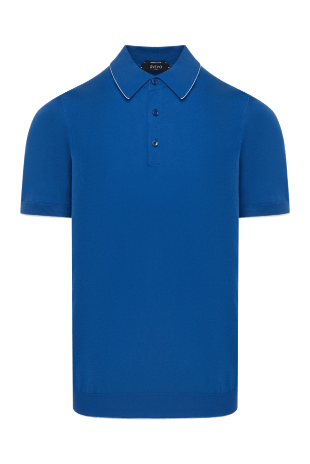 Svevo men's blue cotton polo 178957 - photo 1