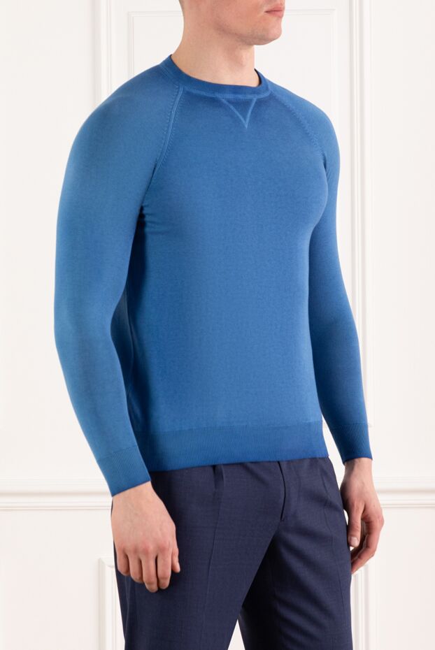 Svevo blue long sleeve jumper for men 178960 - photo 3