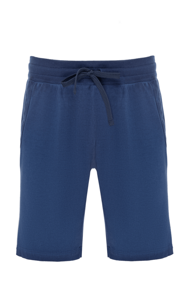 Svevo men's blue cotton shorts with drawstring 178961 - photo 1