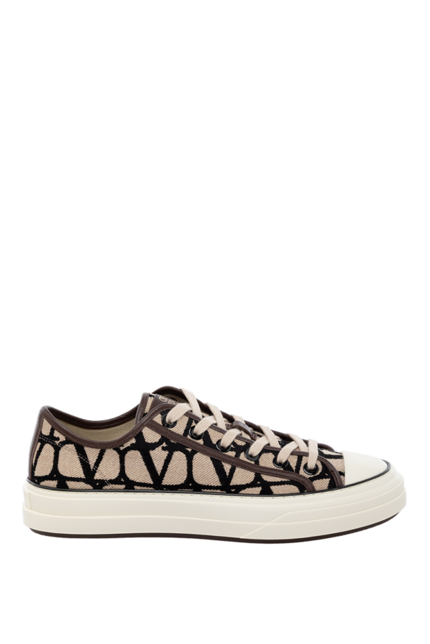 Valentino woman sneakers made of cotton and polyester, brown for women buy with prices and photos 178976 - photo 1