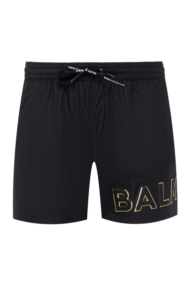 Balmain man black men's beach shorts made of polyester buy with prices and photos 179000 - photo 1