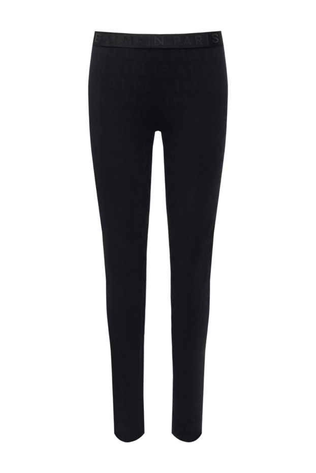 Balmain woman women's black leggings made of polyamide and elastane buy with prices and photos 179002 - photo 1