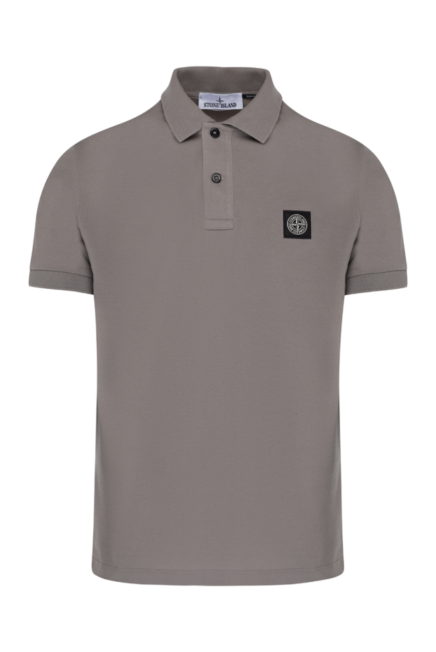 Stone Island man men's beige cotton and elastane polo buy with prices and photos 179036 - photo 1