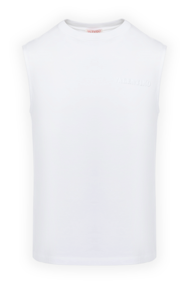 Valentino men's white cotton sleeveless t-shirt 179074 - photo 1