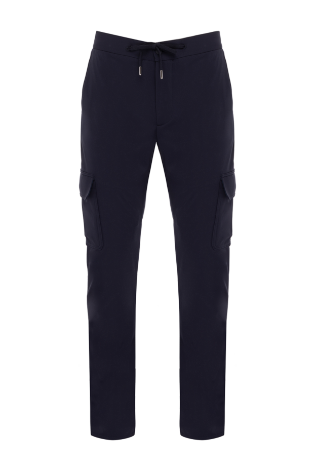 Cesare di Napoli man men's blue trousers made of polyamide and elastane buy with prices and photos 179075 - photo 1