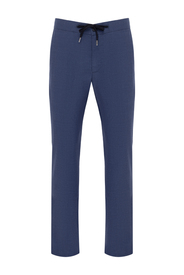 Cesare di Napoli man men's blue trousers made of wool buy with prices and photos 179076 - photo 1